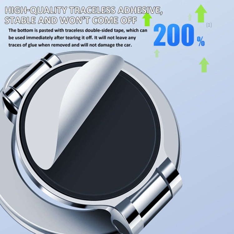 Zinc Alloy Car Screen Magnetic Mobile Phone Holder(Silver)