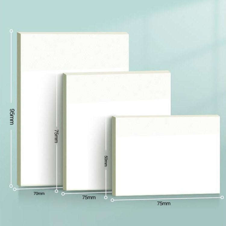 4packs Large Transparent Convenient Memo Stickers Student Notes Sticky Stickable Bookmarks
