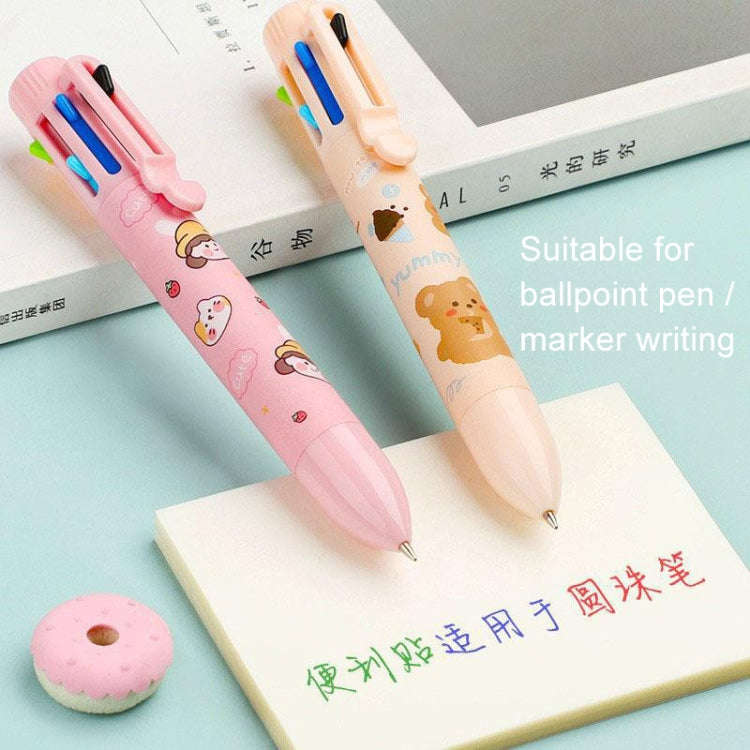 4packs Small Transparent Convenient Memo Stickers Student Notes Sticky Stickable Bookmarks