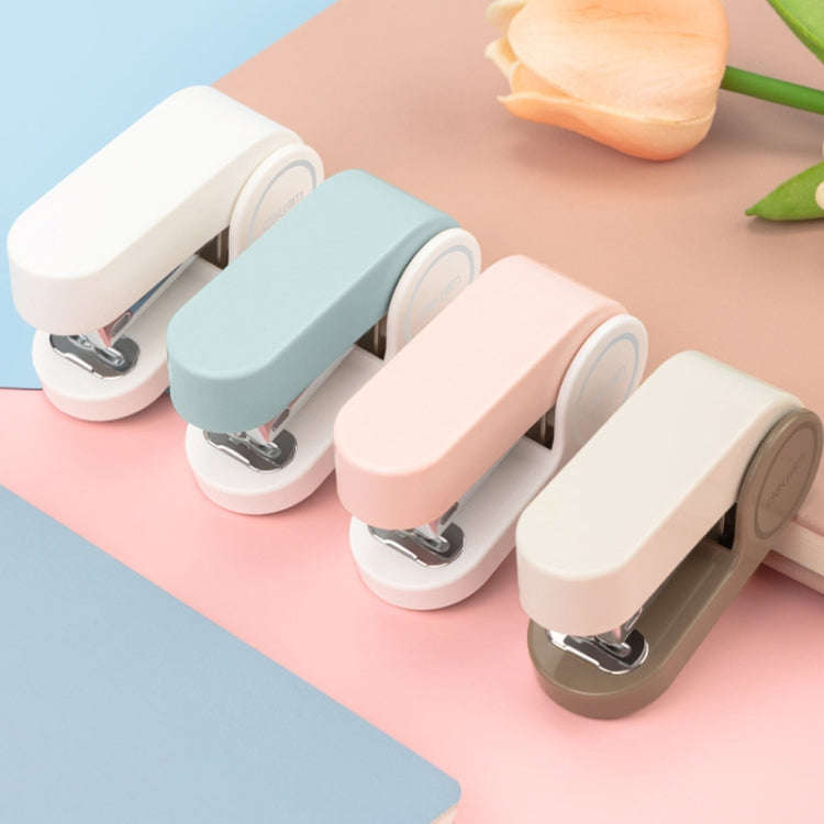 Deli Mini Stapler Includes 830 Staples ,12 Sheet Capacity(White)