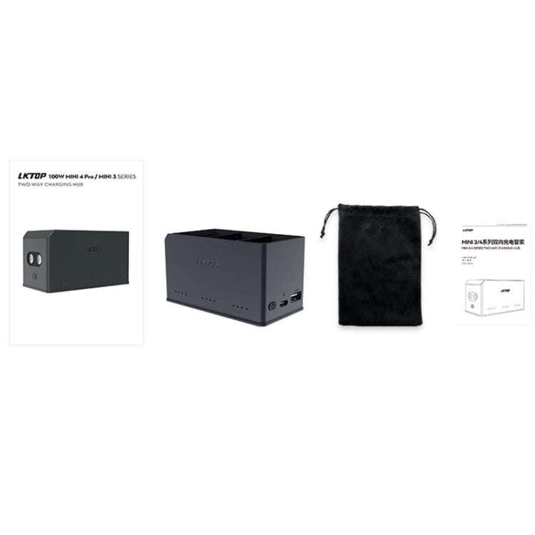 For DJI Mini 4 Pro / Mini 3 Pro Drone LKTOP 100W Two Way Charging Hub