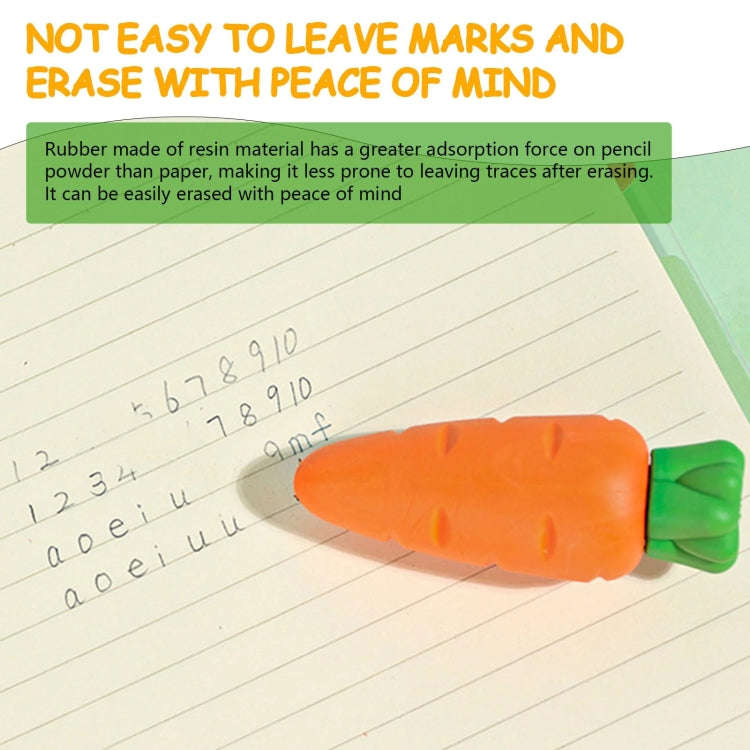 10pcs Big Fruit Eraser Student Traceless Art Cartoon Creative Eraser(Mango)