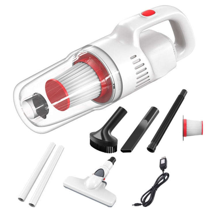 Handheld Household Vacuum Cleaner Car Small Powerful Dust Extractor, Model: Wireless High Configu...