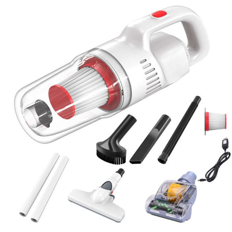 Handheld Household Vacuum Cleaner Car Small Powerful Dust Extractor, Model: Wireless Top Configur...