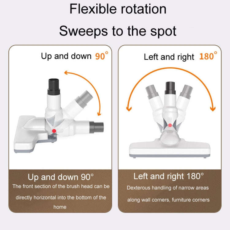 Handheld Household Vacuum Cleaner Car Small Powerful Dust Extractor, Model: Wireless Top Configur...