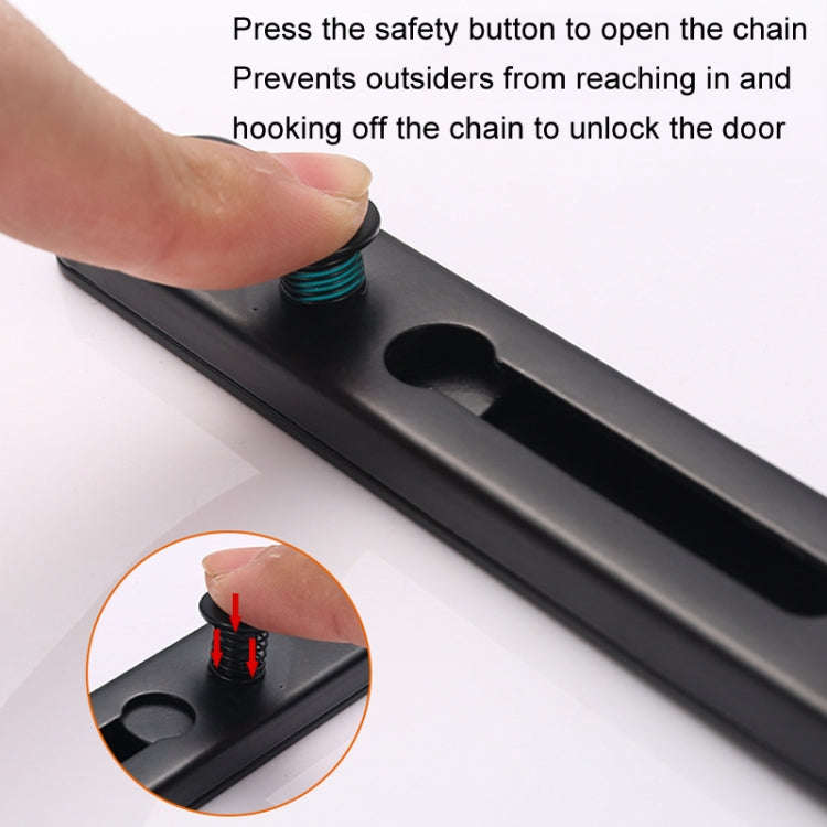 With Insurance Door Buckle Security Chain Anti-burglary Door Chain Latch Household Door Inside Re...