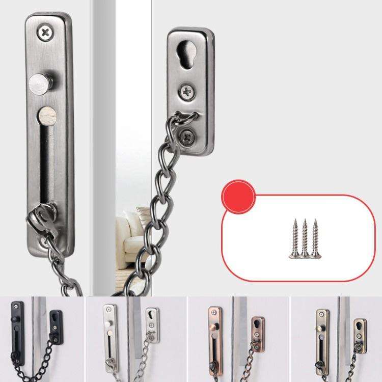 With Insurance Door Buckle Security Chain Anti-burglary Door Chain Latch Household Door Inside Re...