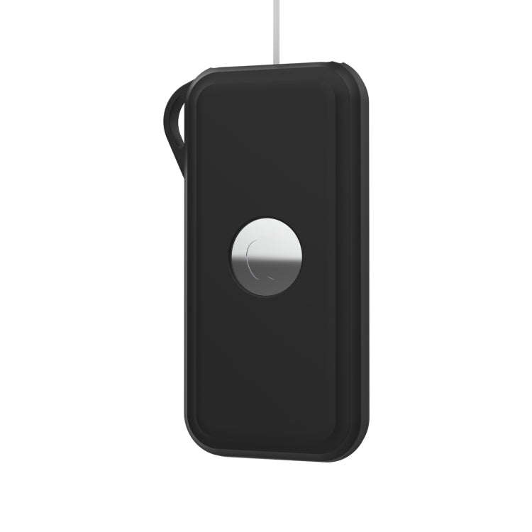 For Apple Vision Pro Accessories Power Protective Case Battery Silicone Storage Shell(Black)