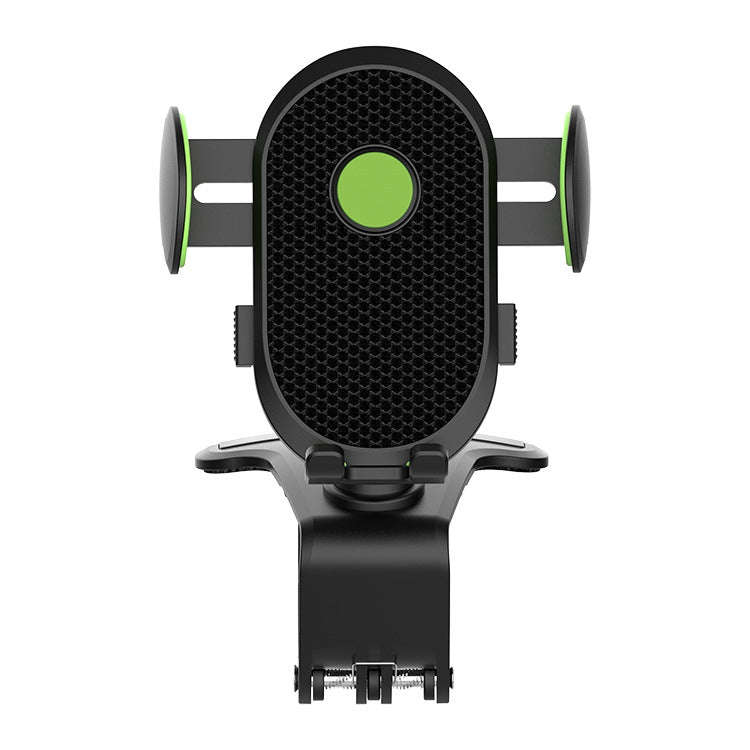Car Dashboard Chuck Navigation Bracket Parking Number Plate(Green)