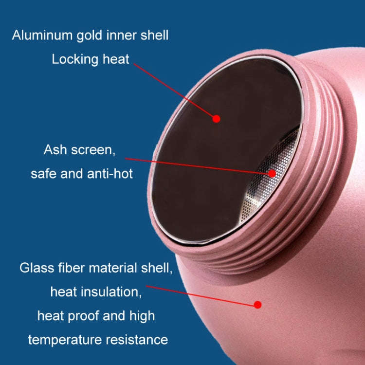 Portable Moxibustion Box Waist Abdomen Moxibustion Equipment(Pink)