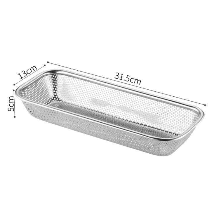 Kitchen Sterilization Cabinet Cutlery Organizer Household Stainless Steel Drainage Tray, Model: P...