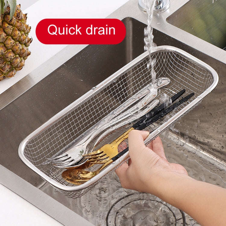 Kitchen Sterilization Cabinet Cutlery Organizer Household Stainless Steel Drainage Tray, Model: P...