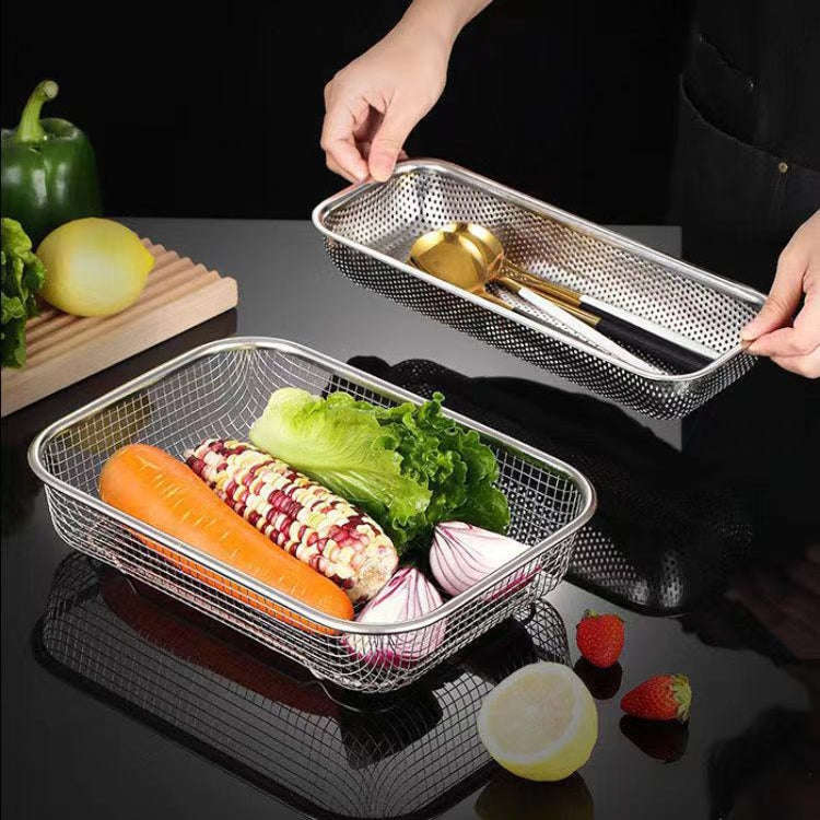 Kitchen Sterilization Cabinet Cutlery Organizer Household Stainless Steel Drainage Tray, Model: P...
