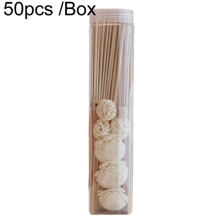 50pcs /Box 3mmx20cm Rattan Aromatherapy Stick Floral Water Diffuser Hotel Deodorizing Diffuser St...