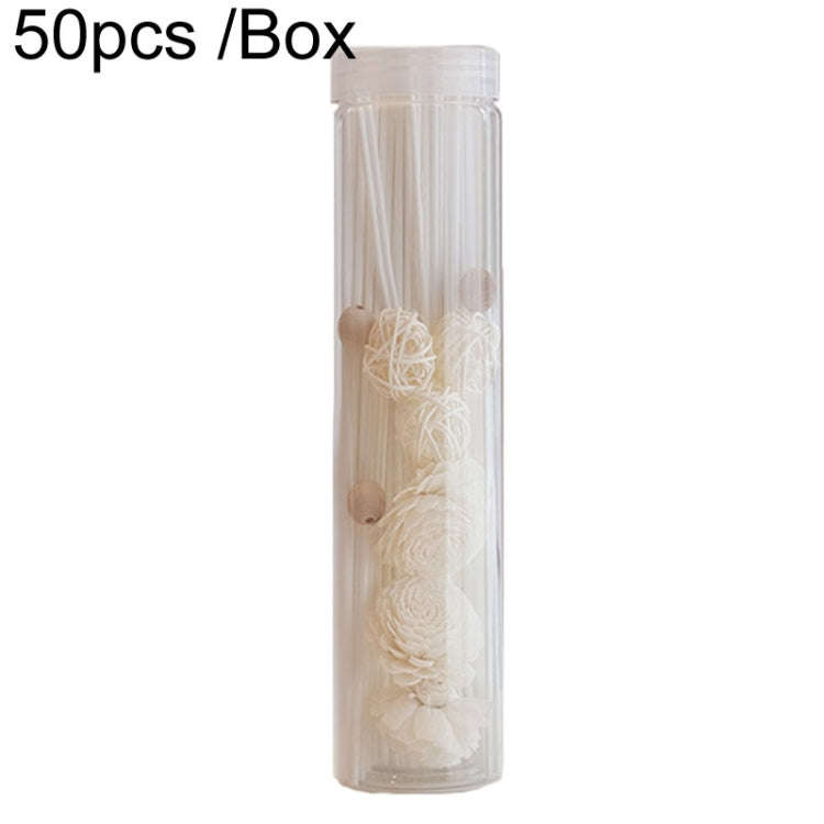 50pcs /Box 3mmx25cm Rattan Aromatherapy Stick Floral Water Diffuser Hotel Deodorizing Diffuser St...