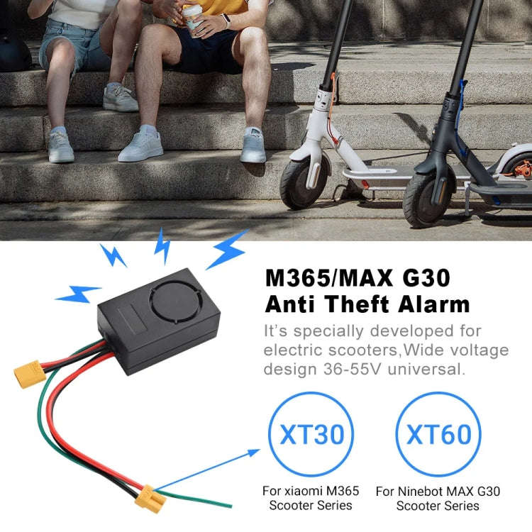 For Xiaomi M365  Electric Scooter 36-55V Anti-Theft Alarm Detector + 2 Remote Controller
