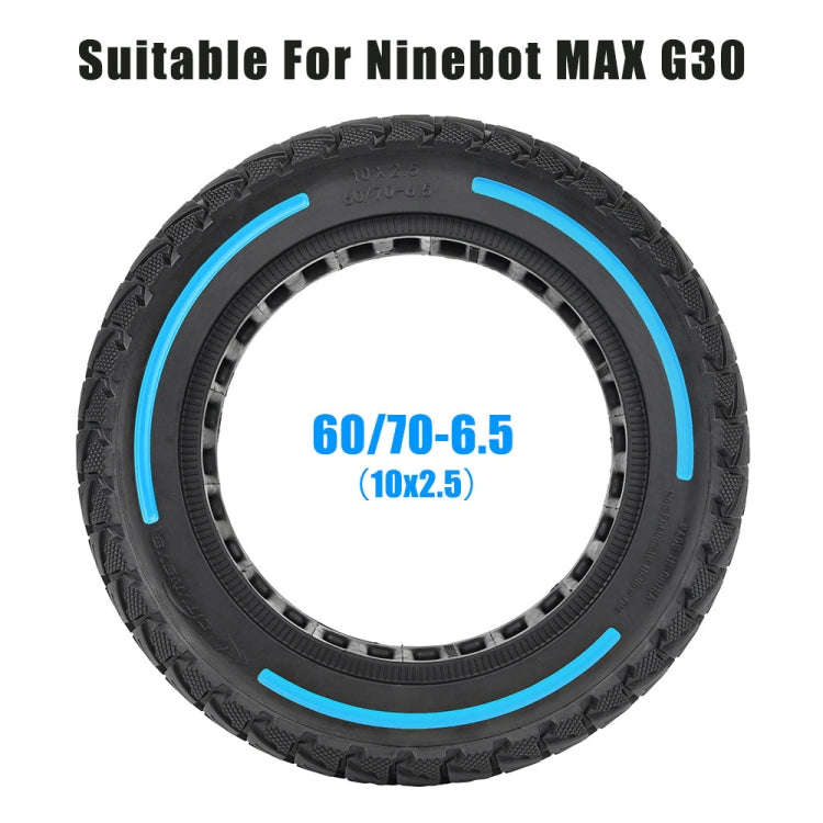 For Ninebot Max G30 Electric Scooter 10 x 2.5 Inch Flick Color Solid Tire(Red)