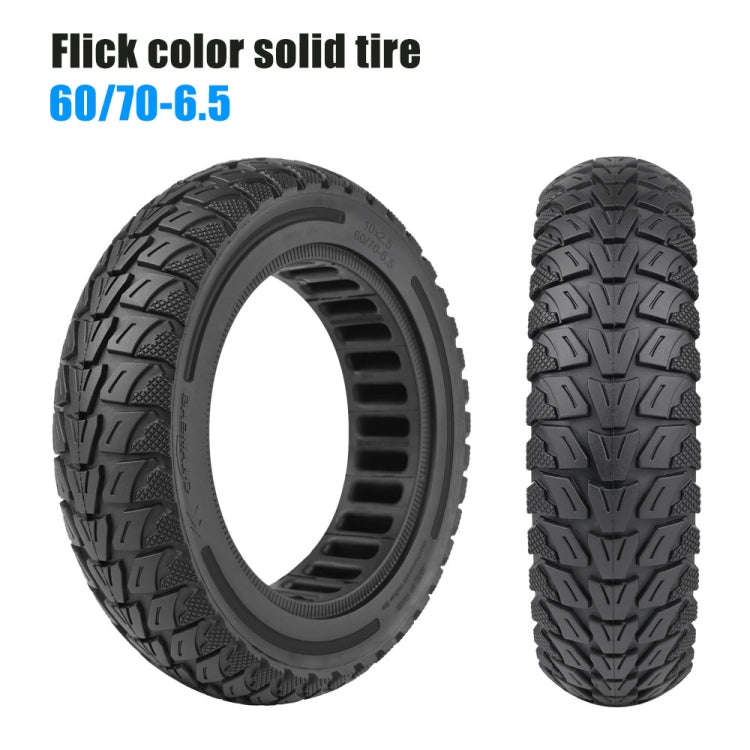 For Ninebot Max G30 Electric Scooter 10 x 2.5 Inch Flick Color Solid Tire(Red)
