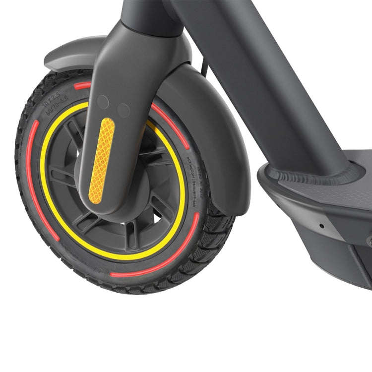 For Ninebot Max G30 Electric Scooter 10 x 2.5 Inch Flick Color Solid Tire(Red)