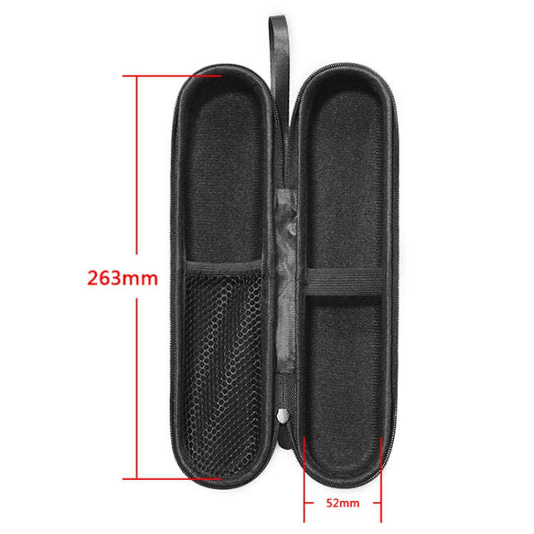 For Philips HX6856-12 Electric Toothbrush Travel Storage Box Protective Case(Black)