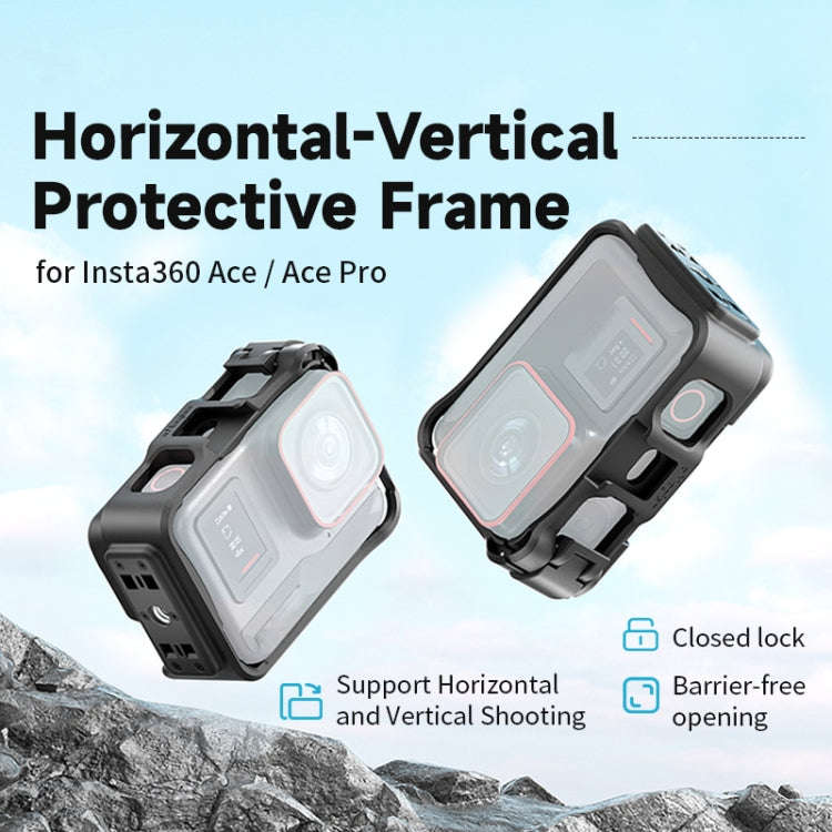 For Insta360 Ace / Ace Pro aMagisn Rabbit Cage Border Sports Camera Accessories