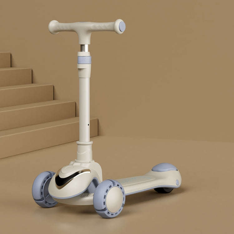 XOEYU K8 Multifunctional Adjustable Folding Children Scooter with Music and Lights, Color: Single...