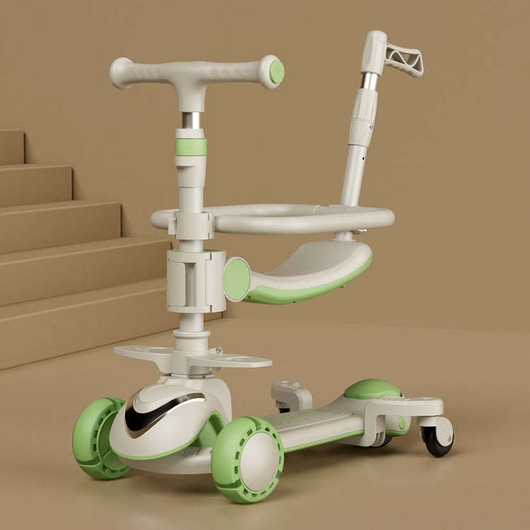 XOEYU K8 Multifunctional Adjustable Folding Children Scooter with Music and Lights, Color: 6-in-1...