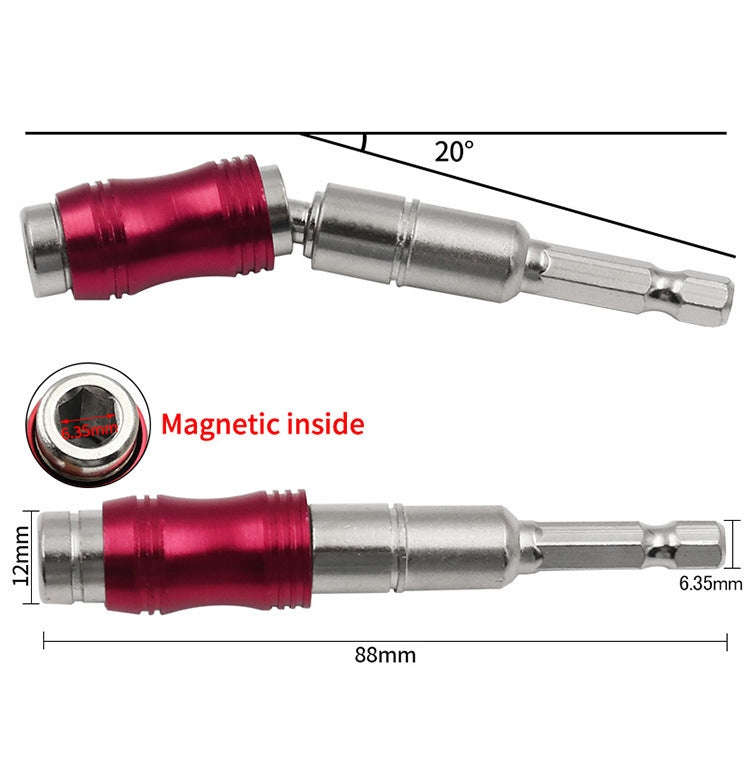 Hexagonal Shank Quick Release Self-Locking Joint Extension Rod Electric Drill Driver Extension Qu...