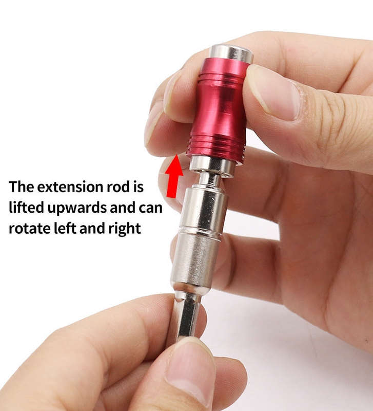 Hexagonal Shank Quick Release Self-Locking Joint Extension Rod Electric Drill Driver Extension Qu...