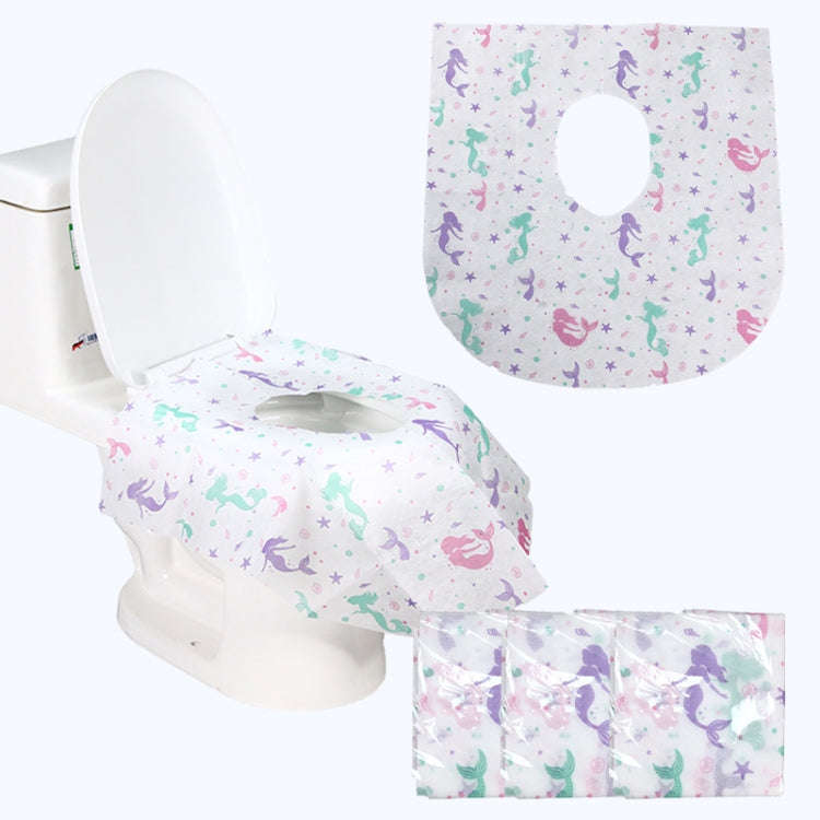 5pcs Disposable Nonwoven Toilet Pad Portable Hotel And Traveling Cartoon Universal Cushion, Style...