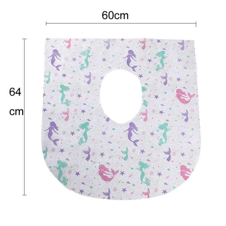 5pcs Disposable Nonwoven Toilet Pad Portable Hotel And Traveling Cartoon Universal Cushion, Style...