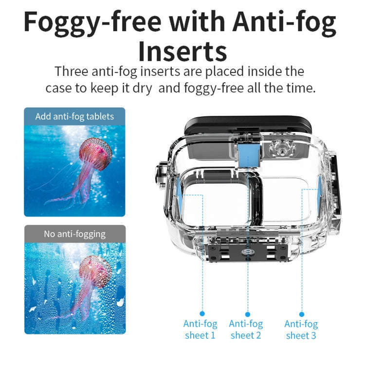 For Insta360 Ace aMagisn Horizontal and Vertical Shooting Dive Shell 60m Waterproof Shell Accesso...