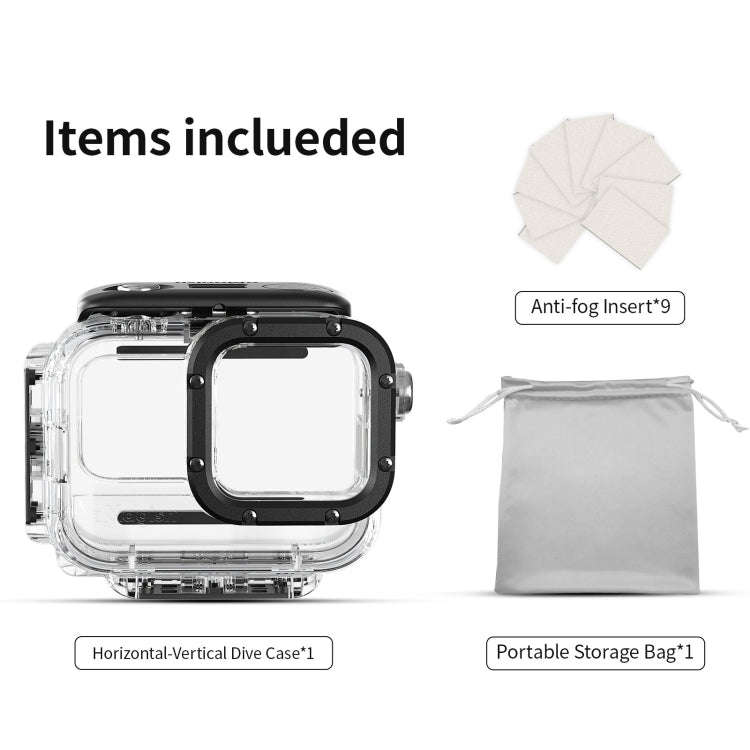 For Insta360 Ace aMagisn Horizontal and Vertical Shooting Dive Shell 60m Waterproof Shell Accesso...