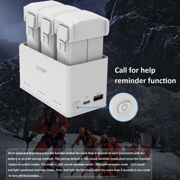 For DJI Mini 4 Pro / Mini 3 Pro Drone LKTOP 37W Two Way Charging Hub