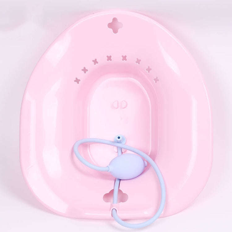 Squat-Free Sitz Bathtubs Pregnant Women Bidet After Anal Surgery Care Basin, Style: With Flusher ...