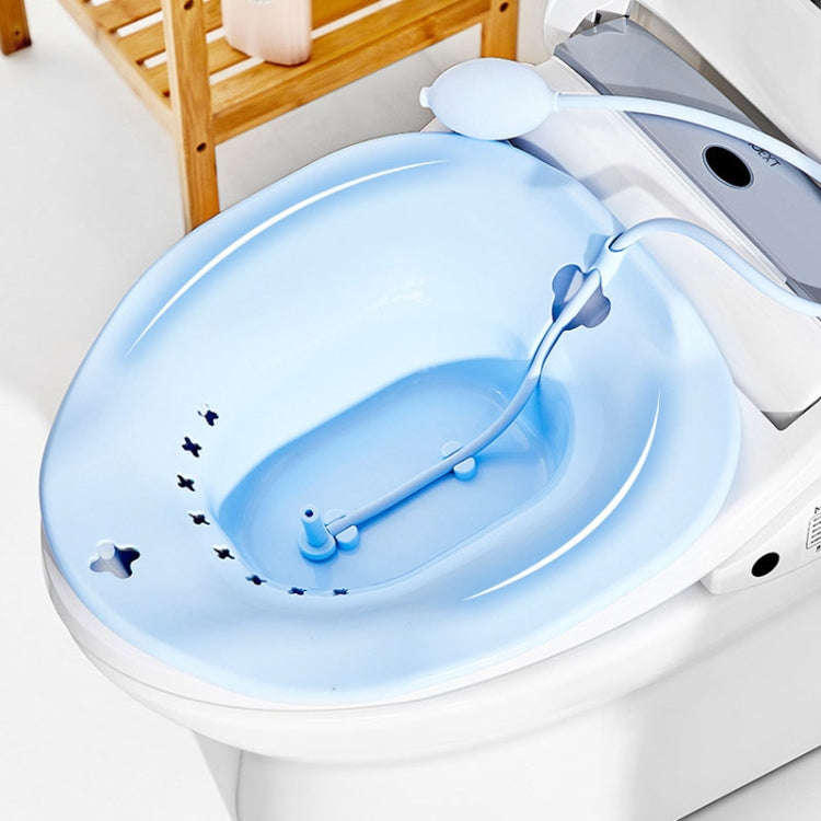 Squat-Free Sitz Bathtubs Pregnant Women Bidet After Anal Surgery Care Basin, Style: Pink