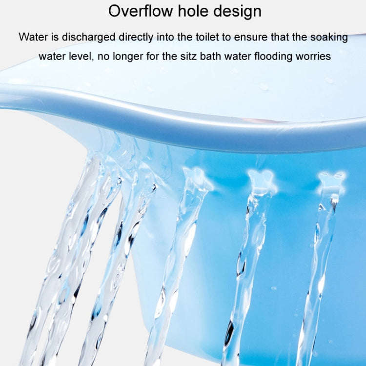 Squat-Free Sitz Bathtubs Pregnant Women Bidet After Anal Surgery Care Basin, Style: With Flusher ...
