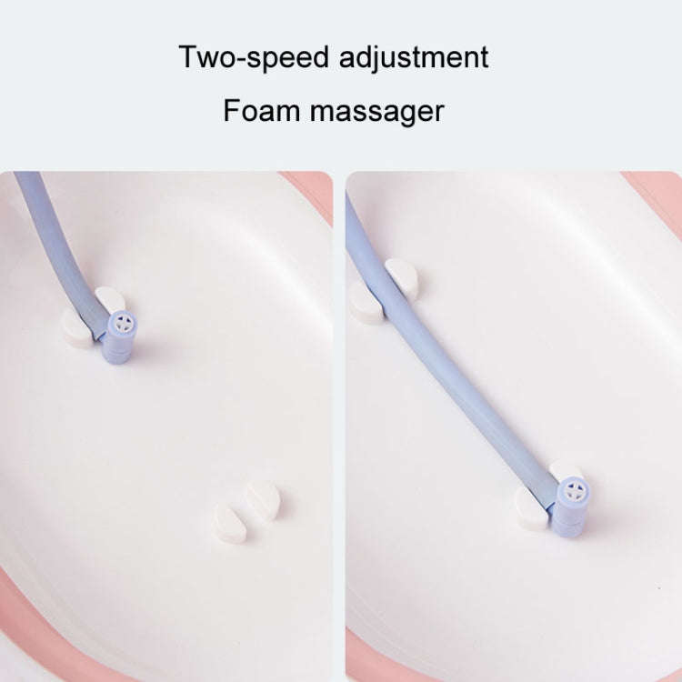 Foldable Bidet Squat-free Maternity Bathtub After Anal Surgery Care Basin With Flusher(Pink)