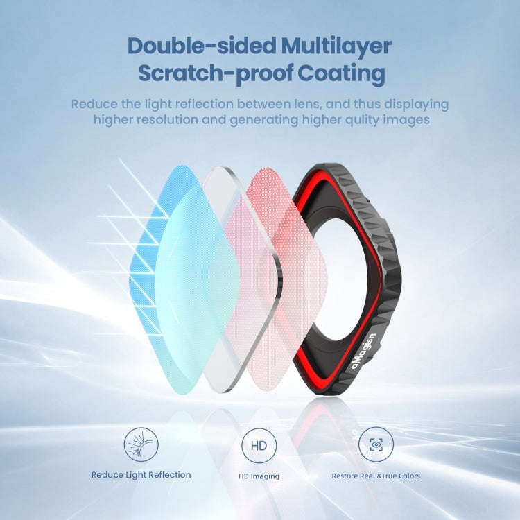 For Insta360 Ace Pro UV aMagisn Waterproof Filter Protective Goggles Sports Camera Accessories