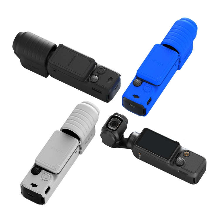 For DJI Osmo Pocket 3 AMagisn Silicone Protection Case Movement Camera Accessories, Style: 5 In 1...