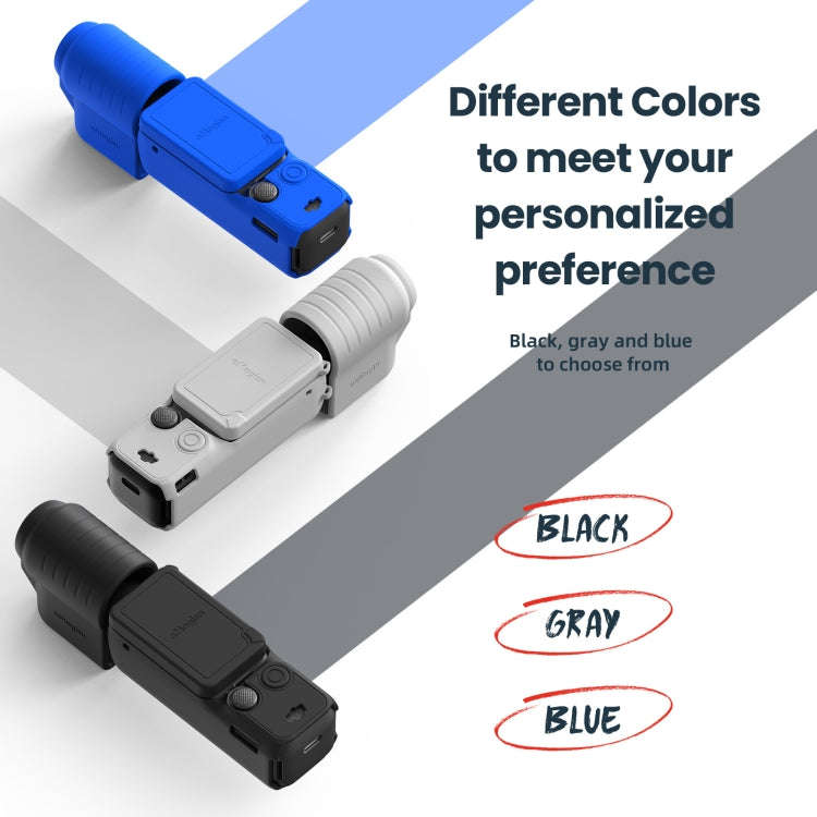 For DJI Osmo Pocket 3 AMagisn Silicone Protection Case Movement Camera Accessories, Style: 5 In 1...