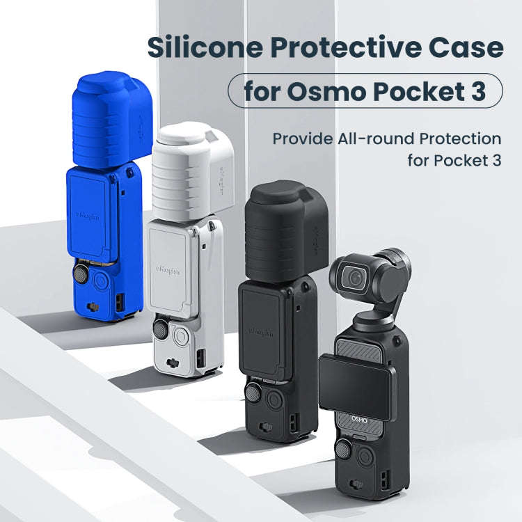 For DJI Osmo Pocket 3 AMagisn Silicone Protection Case Movement Camera Accessories, Style: 5 In 1...