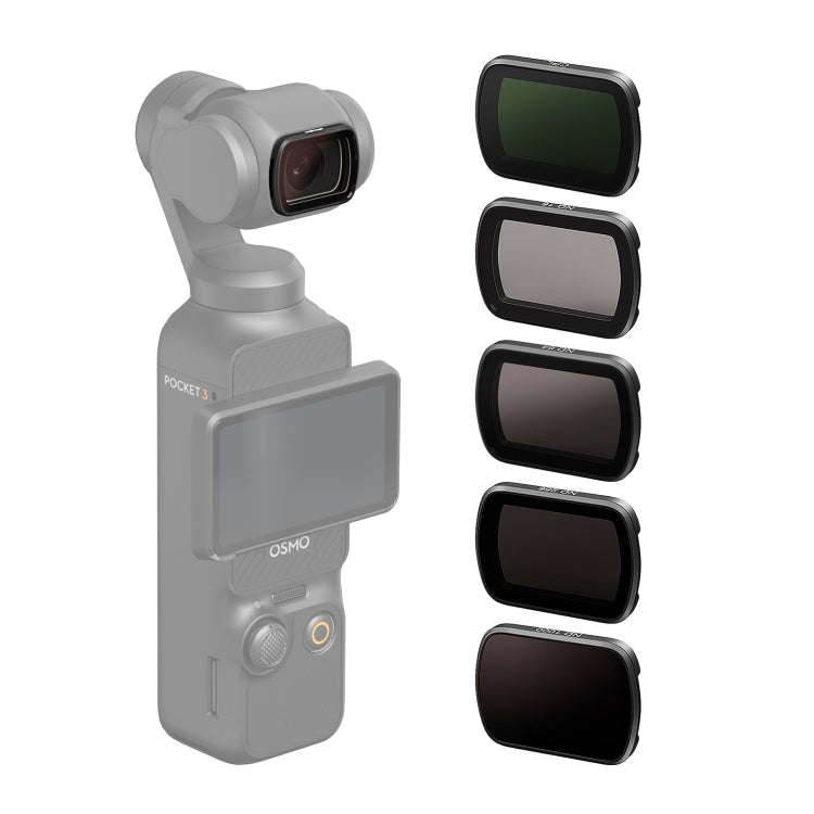 For DJI Osmo Pocket 3 aMagisn HD Double Sided Coated Filters Sports Camera Protective Goggles, St...
