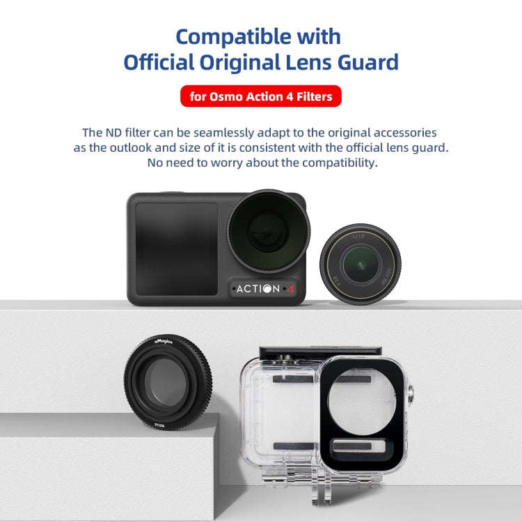 For DJI Osmo Action 5 Pro / 4 AMagisn Waterproof Filter Sports Camera Accessories, Style: CPL