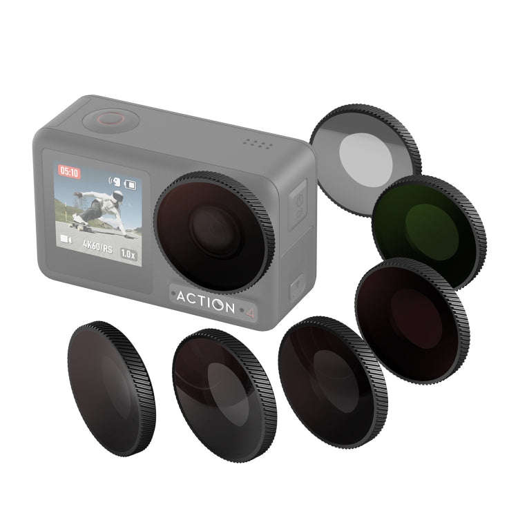 For DJI Osmo Action 5 Pro / 4 AMagisn Waterproof Filter Sports Camera Accessories, Style: CPL