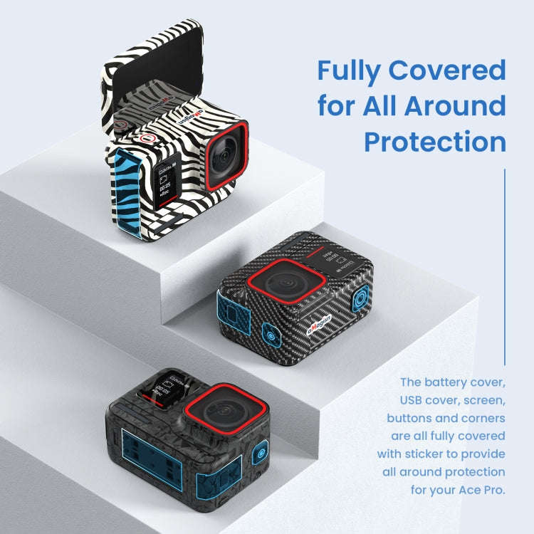 For Insta360 Ace Pro aMagisn Body Sticker Sports Camera Accessories(Triangle)