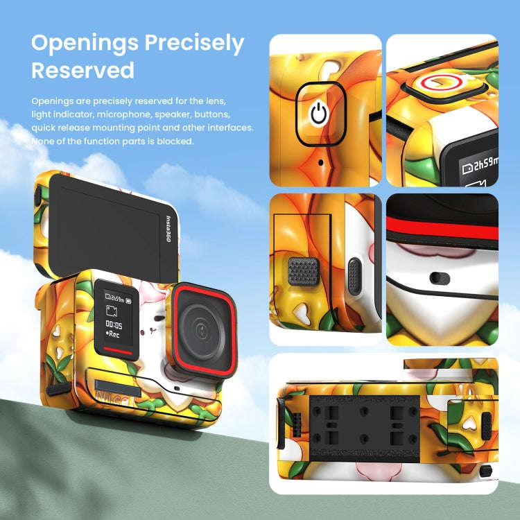For Insta360 Ace Pro aMagisn Body Sticker Sports Camera Accessories(Triangle)