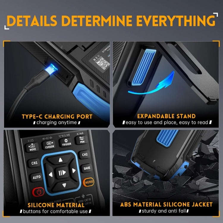 FNIRSI 3 In 1 Handheld Digital Oscilloscope Dual-Channel Multimeter, Specification: Standard