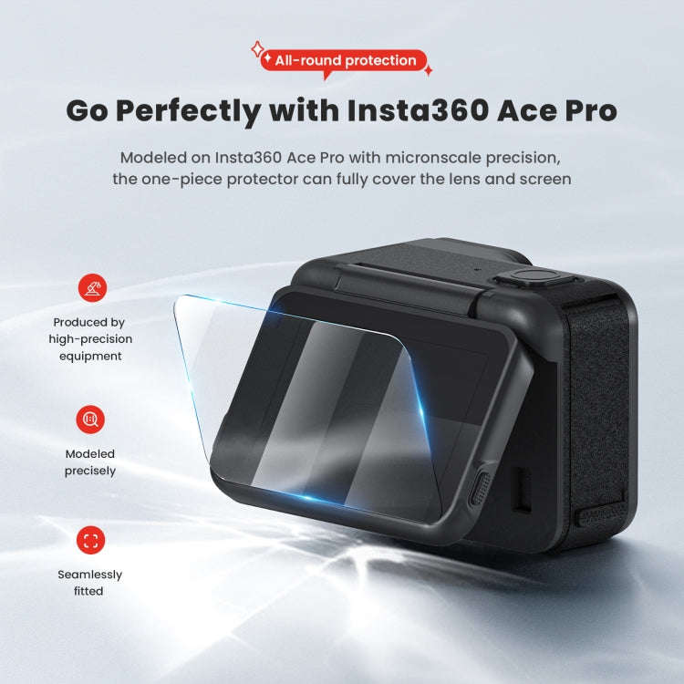 For Insta360 Ace Pro aMagisn Tempered Protective Film Sports Camera Accessories, Specification: 2...