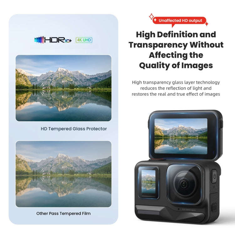 For Insta360 Ace Pro aMagisn Tempered Protective Film Sports Camera Accessories, Specification: 2...